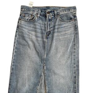 Extremely Rare Vintage Levi’s Big E Denim Maxi Skirt